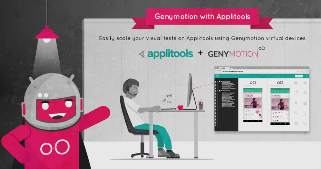 Genymotion & Applitools integration illustration
