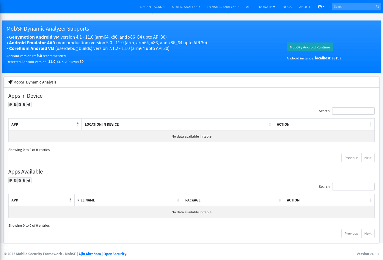 How to use MobSF with Genymotion SaaS - Genymotion Android Emulator